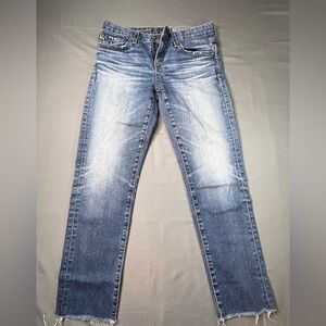 AG Adriano Goldschmied Women’s Light Blue Straight Jeans Size 25